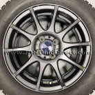 JDM Weds Velva Charge 15" Wheels with Snow Tires